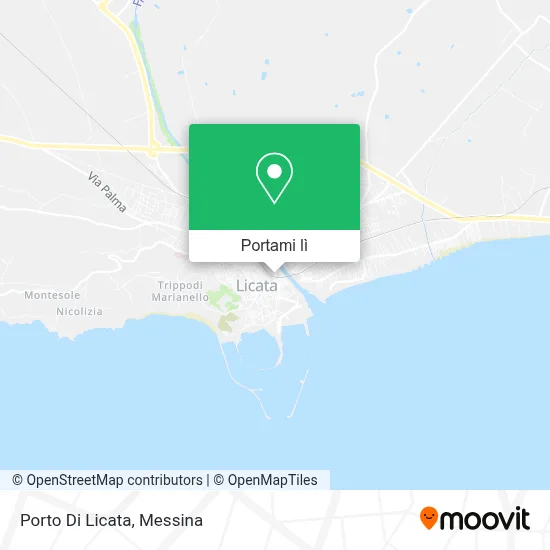 Mappa Porto Di Licata