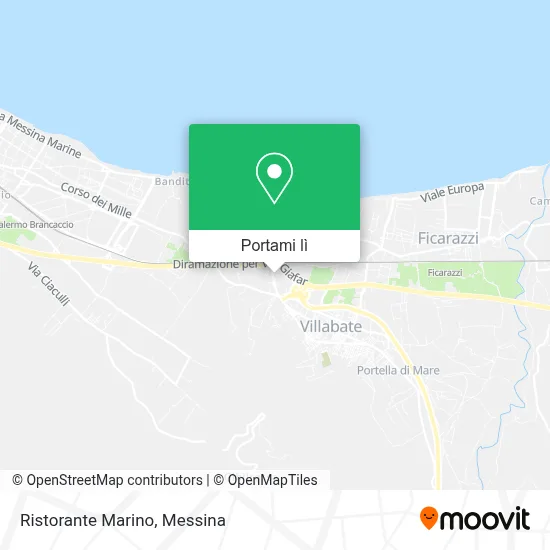 Mappa Ristorante Marino