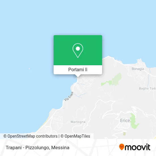 Mappa Trapani - Pizzolungo
