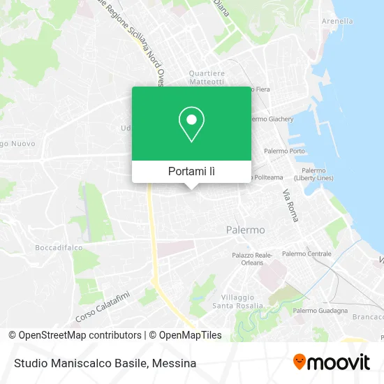 Mappa Studio Maniscalco Basile