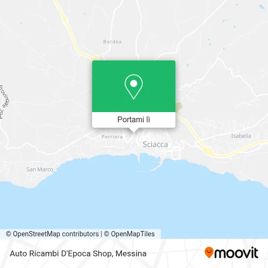 Mappa Auto Ricambi D'Epoca Shop