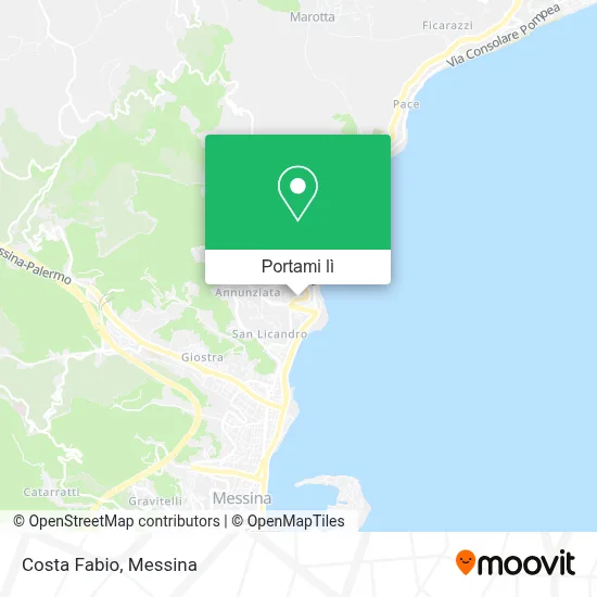 Mappa Costa Fabio