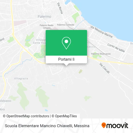 Mappa Scuola Elementare Mancino Chiavelli