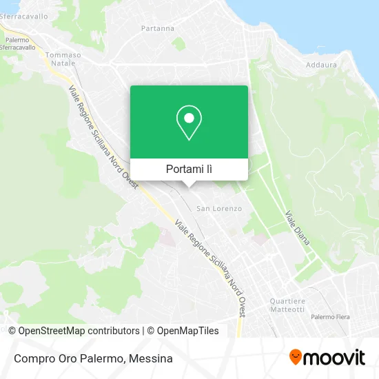 Mappa Compro Oro Palermo