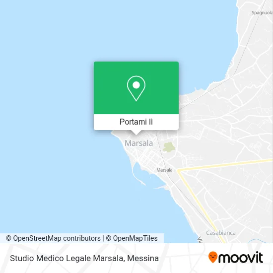 Mappa Studio Medico Legale Marsala