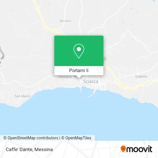 Mappa Caffe' Dante