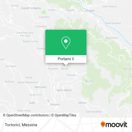 Mappa Tortorici