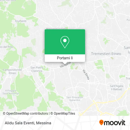 Mappa Alidu Sala Eventi