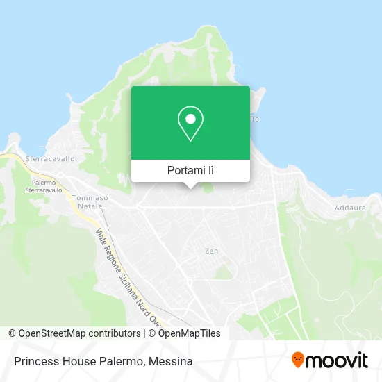 Mappa Princess House Palermo
