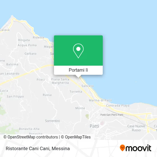 Mappa Ristorante Cani Cani