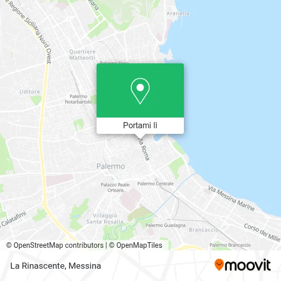 Mappa La Rinascente