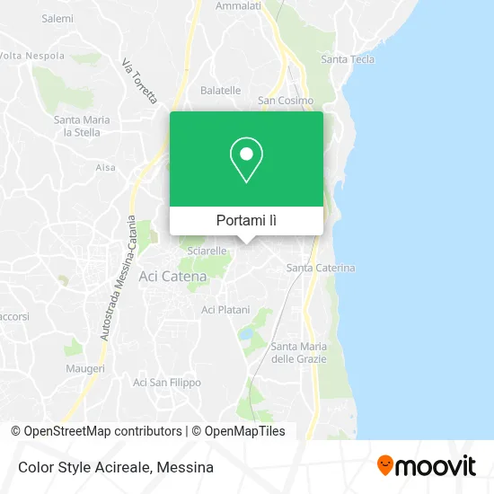 Mappa Color Style Acireale