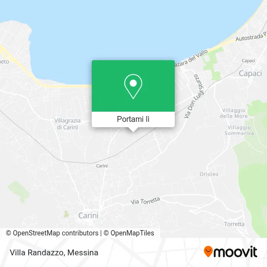 Mappa Villa Randazzo