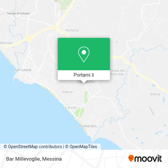 Mappa Bar Millevoglie