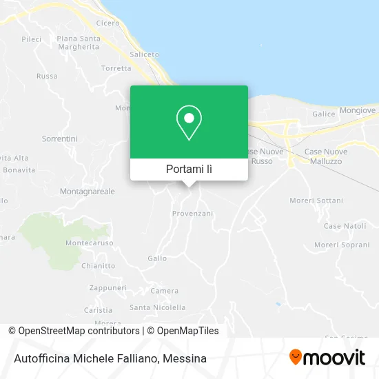 Mappa Autofficina Michele Falliano
