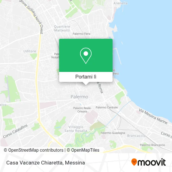 Mappa Casa Vacanze Chiaretta