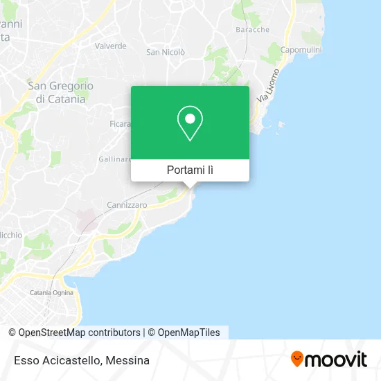 Mappa Esso Acicastello