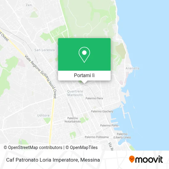 Mappa Caf Patronato Loria Imperatore