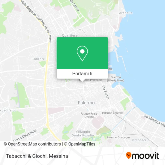 Mappa Tabacchi & Giochi