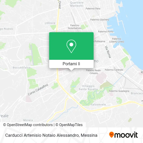 Mappa Carducci Artenisio Notaio Alessandro