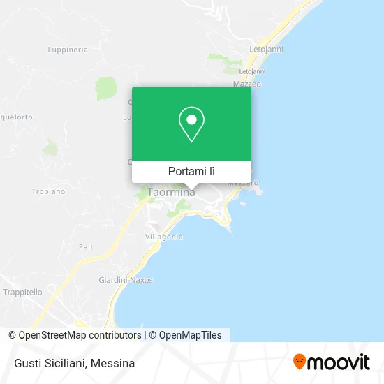 Mappa Gusti Siciliani