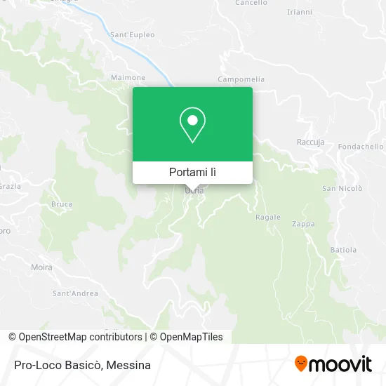 Mappa Pro-Loco Basicò