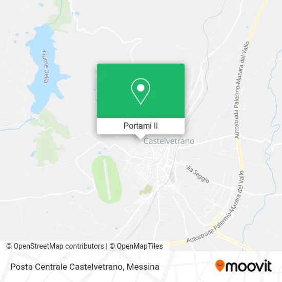 Mappa Posta Centrale Castelvetrano
