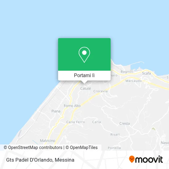 Mappa Gts Padel D'Orlando