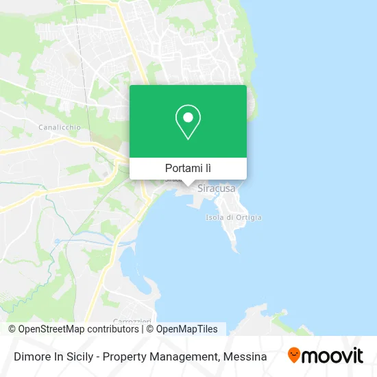 Mappa Dimore In Sicily -  Property Management