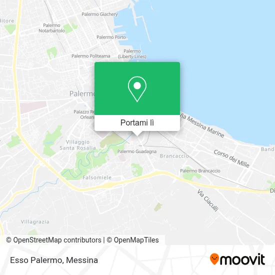 Mappa Esso Palermo