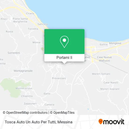 Mappa Tosca Auto Un Auto Per Tutti