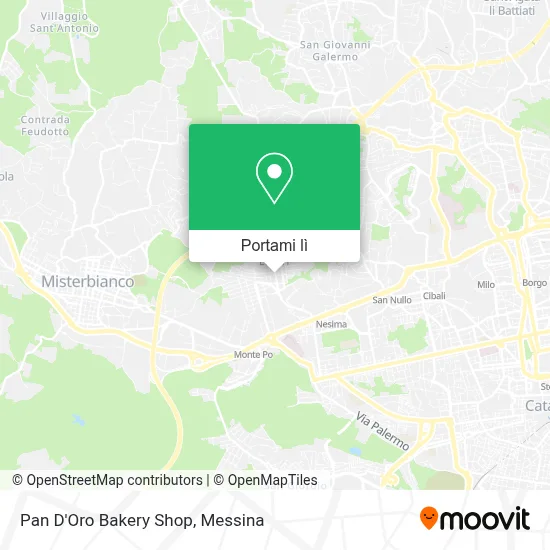 Mappa Pan D'Oro Bakery Shop