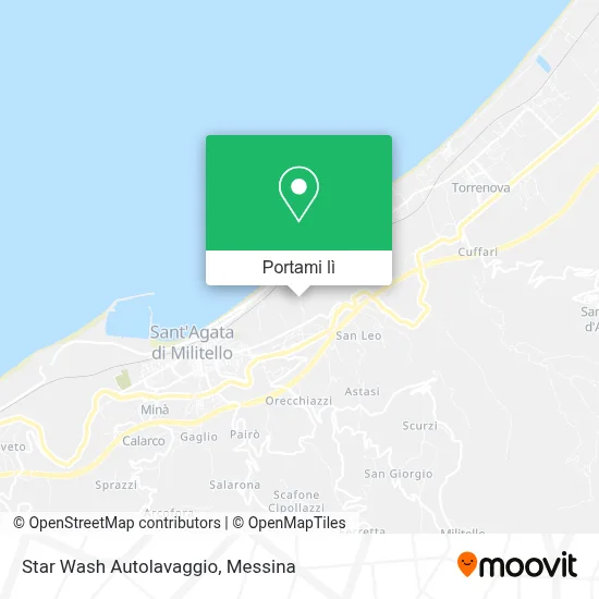Mappa Star Wash Autolavaggio