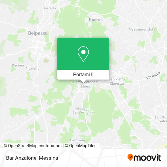 Mappa Bar Anzalone