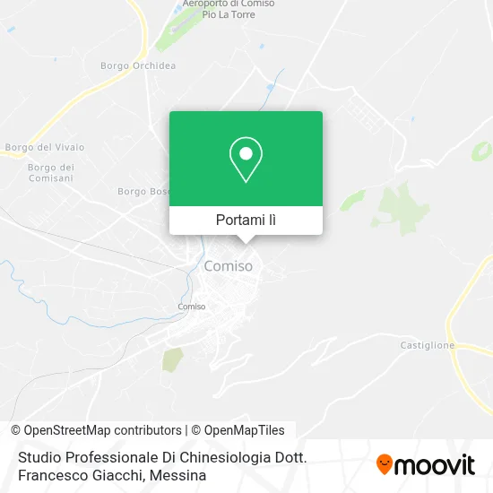 Mappa Studio Professionale Di Chinesiologia Dott. Francesco Giacchi