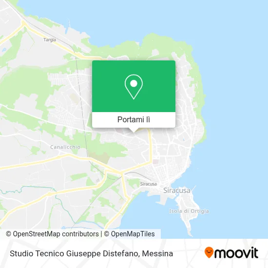 Mappa Studio Tecnico Giuseppe Distefano