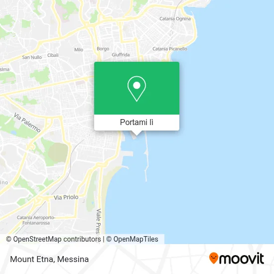Mappa Mount Etna