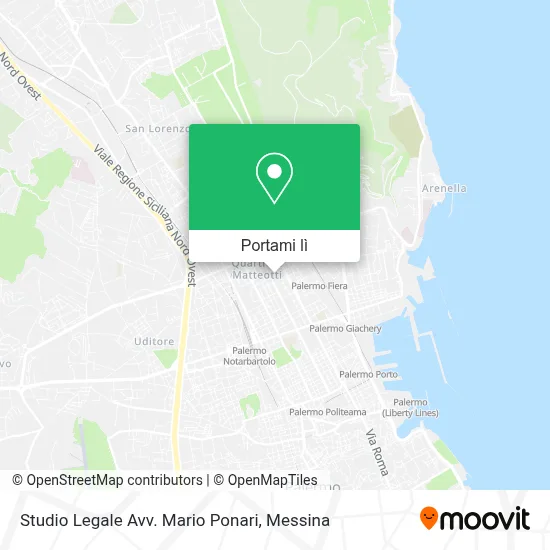 Mappa Studio Legale Avv. Mario Ponari