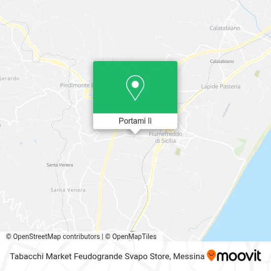 Mappa Tabacchi Market Feudogrande Svapo Store