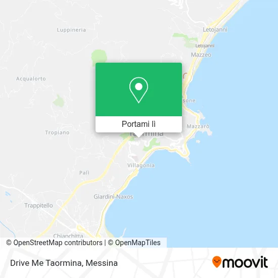 Mappa Drive Me Taormina