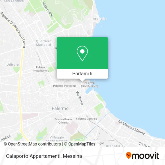Mappa Calaporto Appartamenti