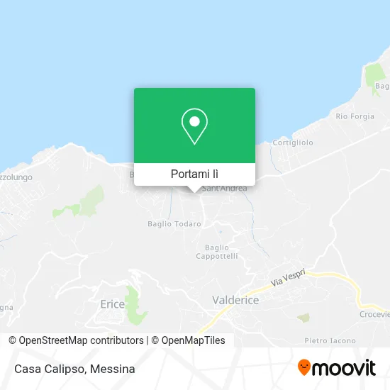 Mappa Casa Calipso
