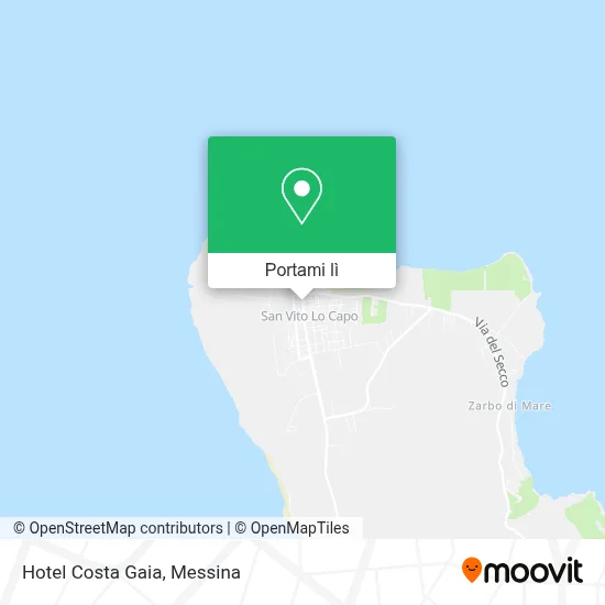 Mappa Hotel Costa Gaia