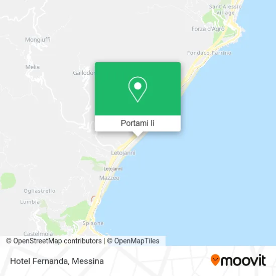 Mappa Hotel Fernanda