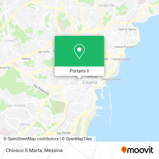Mappa Chiosco S.Marta