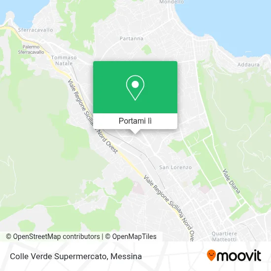 Mappa Colle Verde Supermercato