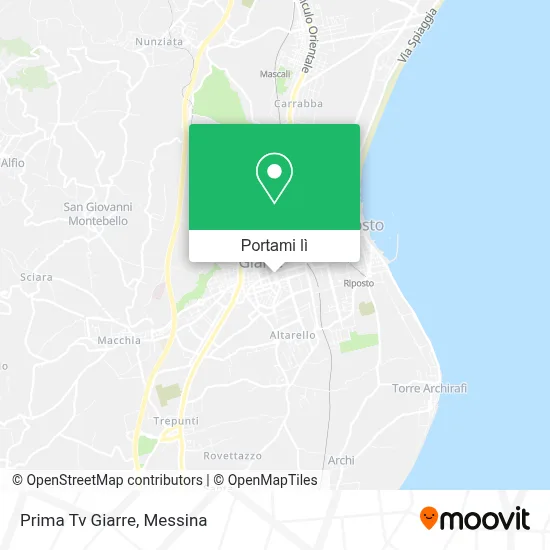 Mappa Prima Tv Giarre