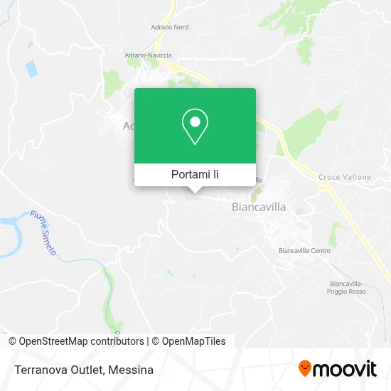 Mappa Terranova Outlet