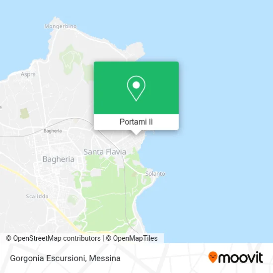 Mappa Gorgonia Escursioni