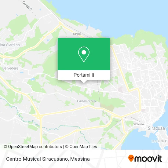 Mappa Centro Musical Siracusano